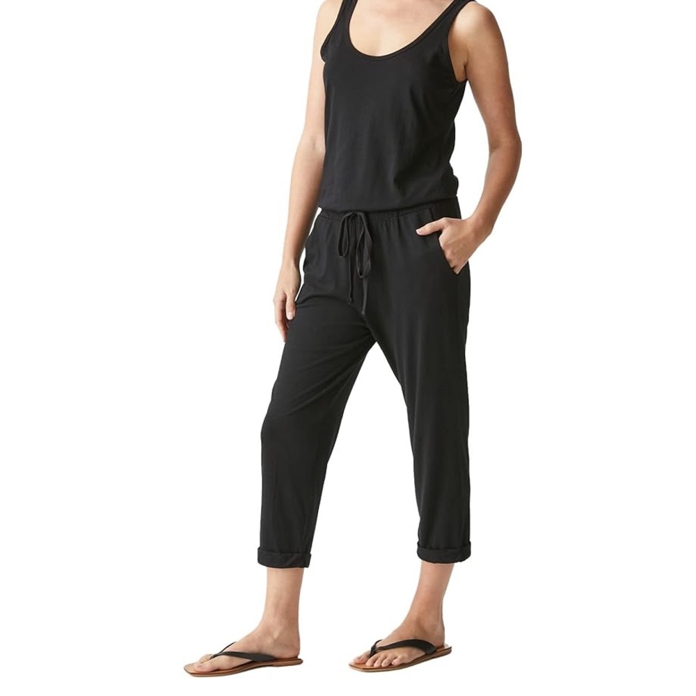 NWT Michael Stars‎ Jumpsuit with Drawcord in Black, size 2X